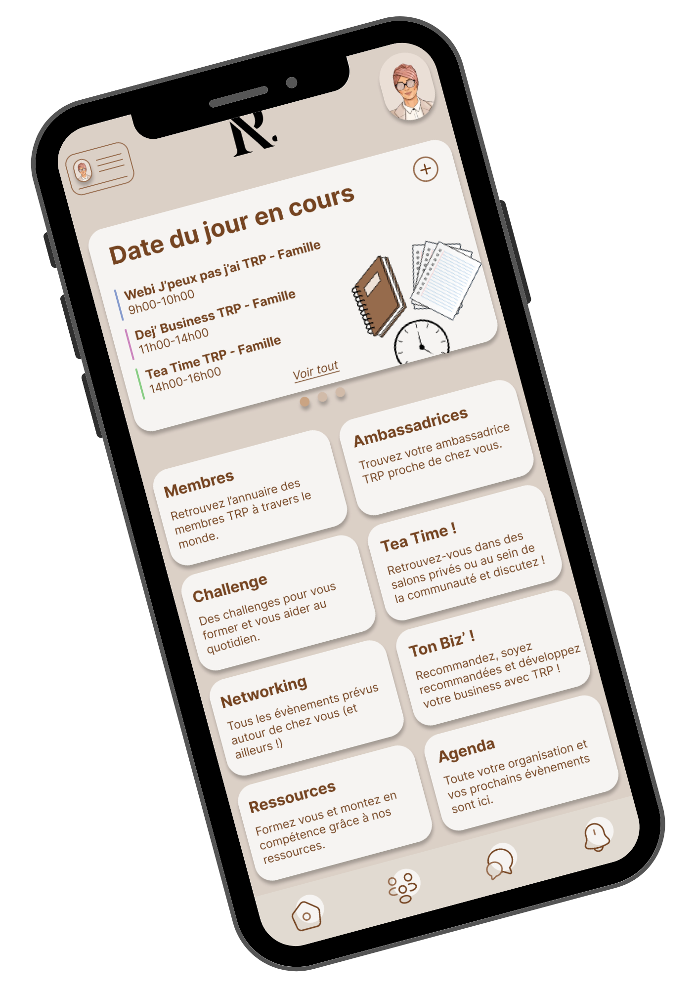 Devenir membre the repere et accéder à l'application mobile réservée aux membres